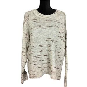Max Studio Women’s Tan Brown Knit Pullover Sweater Crew Neck Size XL NWOT